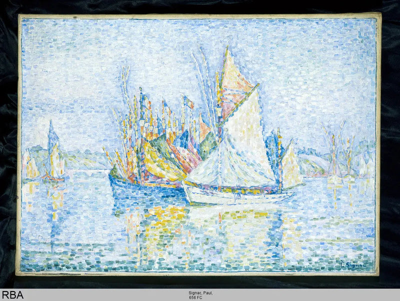 Concarneau, o porto - Paul Signac