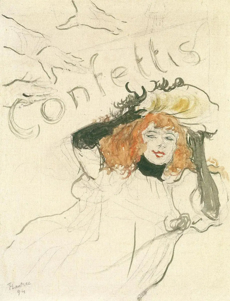 Confetes - Henri de Toulouse-Lautrec