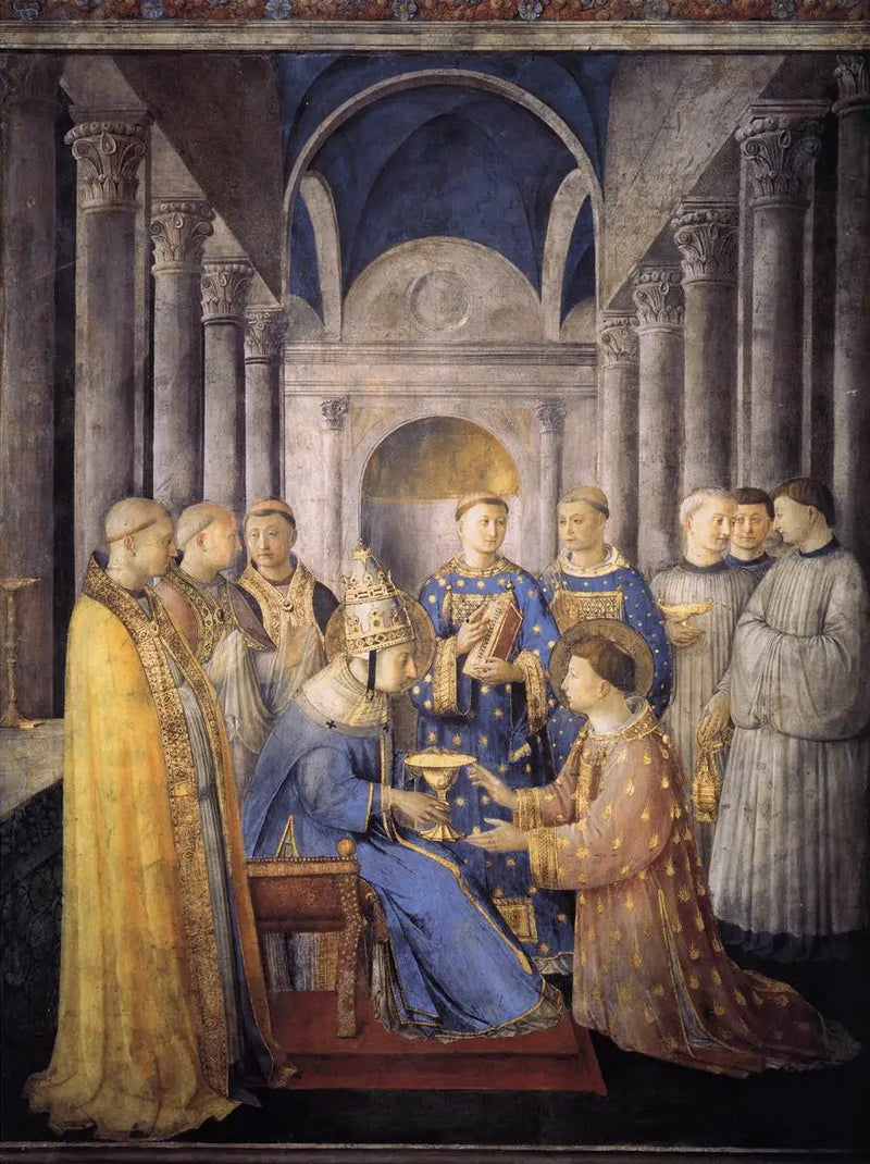 Consagração diaconal de São Lourenço - Fra Angelico
