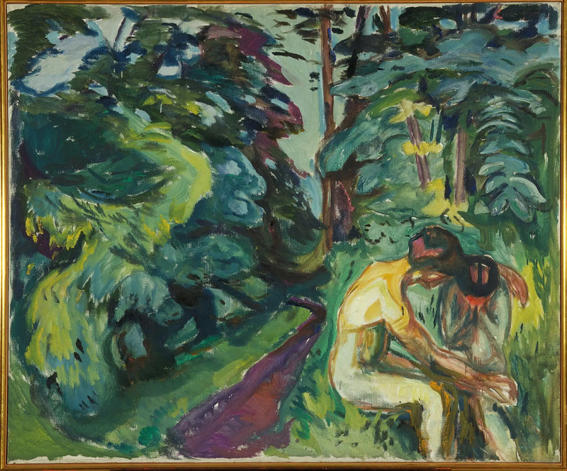 Consolação na floresta - Edvard Munch