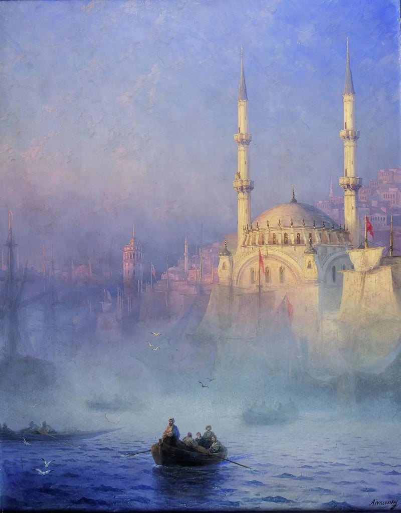 Constantinopla, a mesquita de Top-Kahné - Ivan Aïvazovski