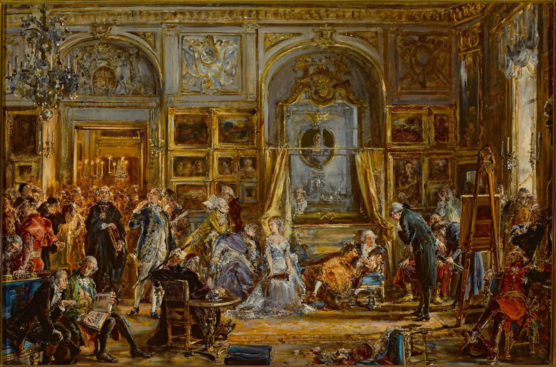 Constituição de 3 de maio. Dieta quadrienal. Comissão de Educação. Partilha de 1795. Trecho da série «História da civilização na Polônia». - Jan Matejko