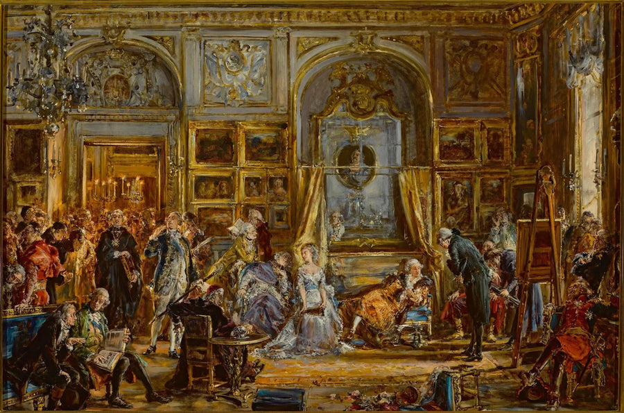 Constituição de 3 de maio. Dieta quadrienal. Comissão de Educação. Partilha de 1795. Trecho da série «História da civilização na Polônia». - Jan Matejko