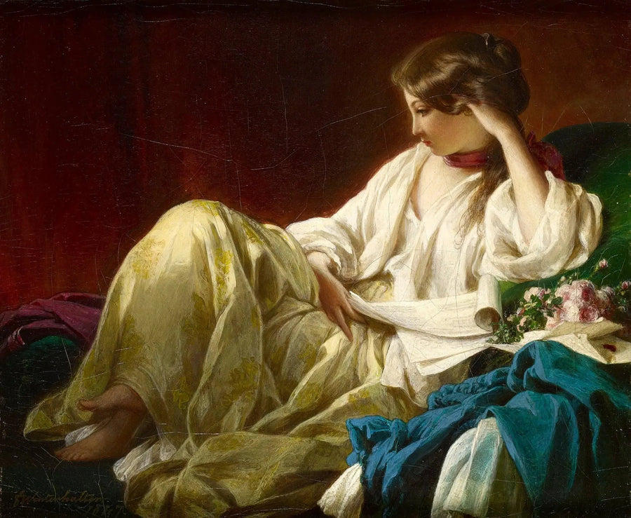 Contemplação - Franz Xaver Winterhalter