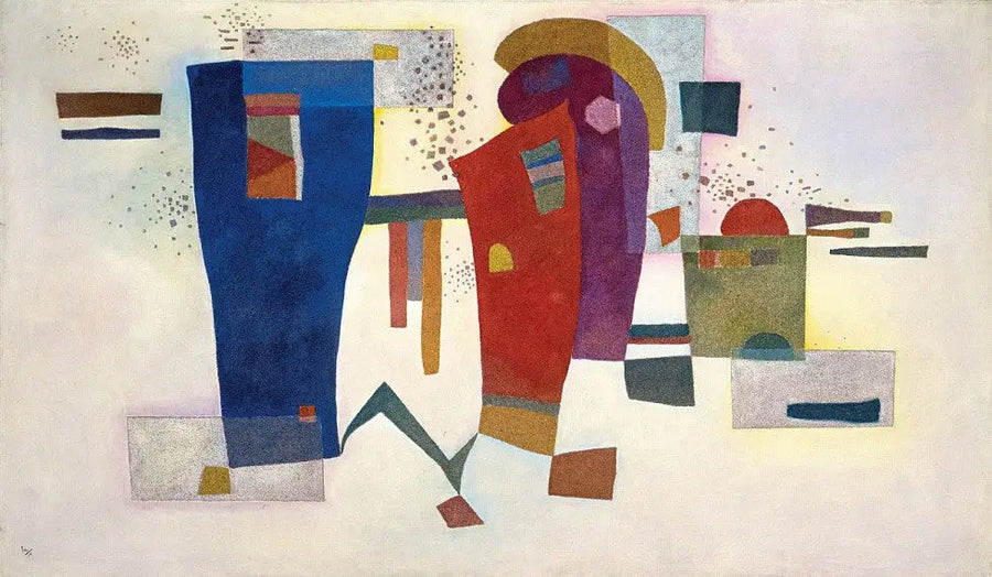 Contraste acompanhado - Vassily Kandinsky