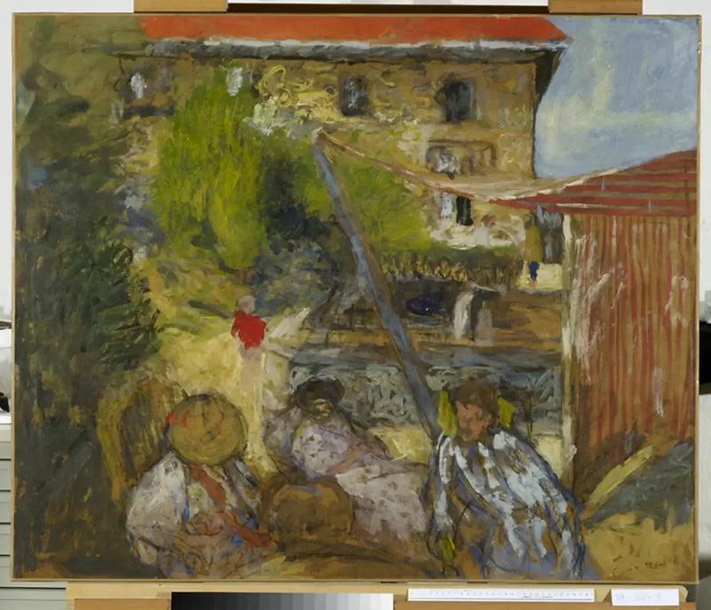 Conversa no jardim - Édouard Vuillard