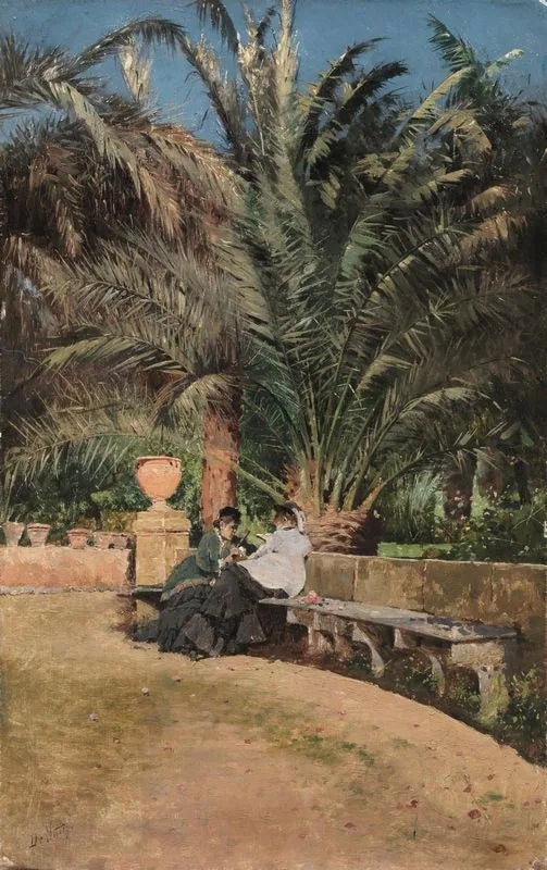 Conversa no jardim - Giuseppe De Nittis