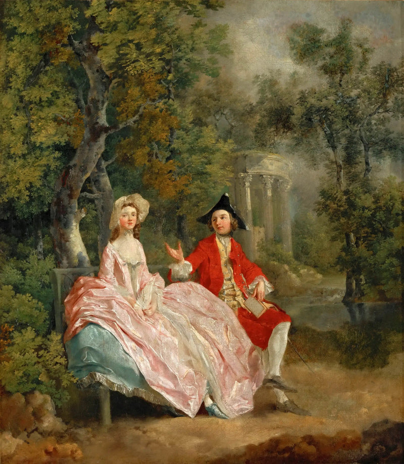 Conversa em um parque - Thomas Gainsborough