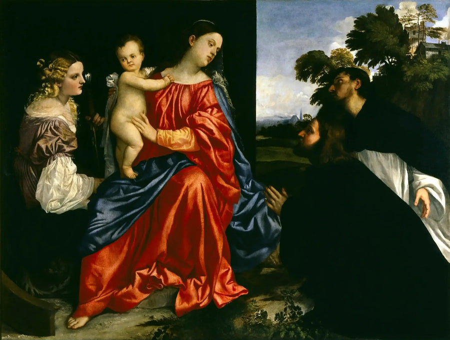 Conversa Sagrada de Balbi - Tiziano