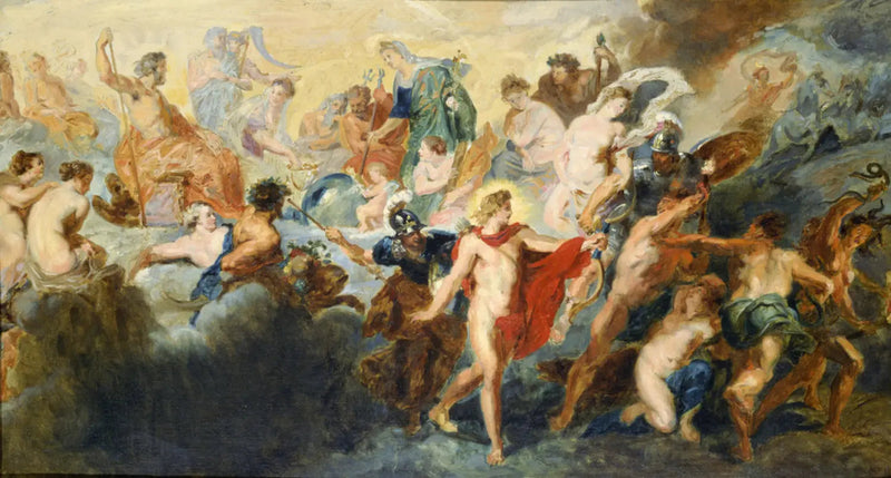 Cópia da pintura de Rubens 