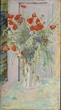 Papoulas em um vaso - Pierre Bonnard