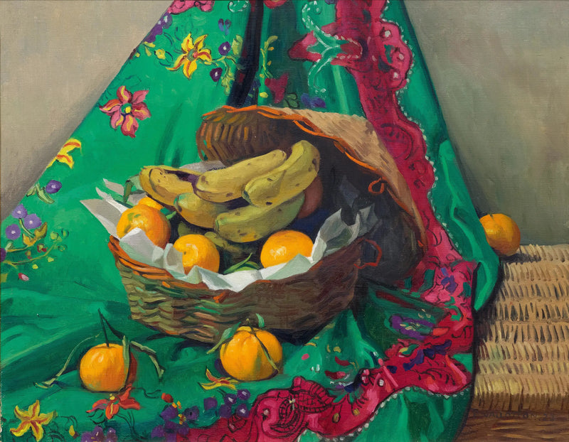 Cesto de mexericas e bananas - Félix Vallotton