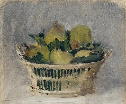 Cesta de peras - Édouard Manet