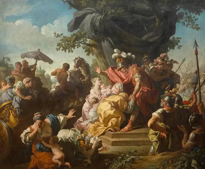 Coriolanus entre os Volsci - Louis Jean François Lagrenée