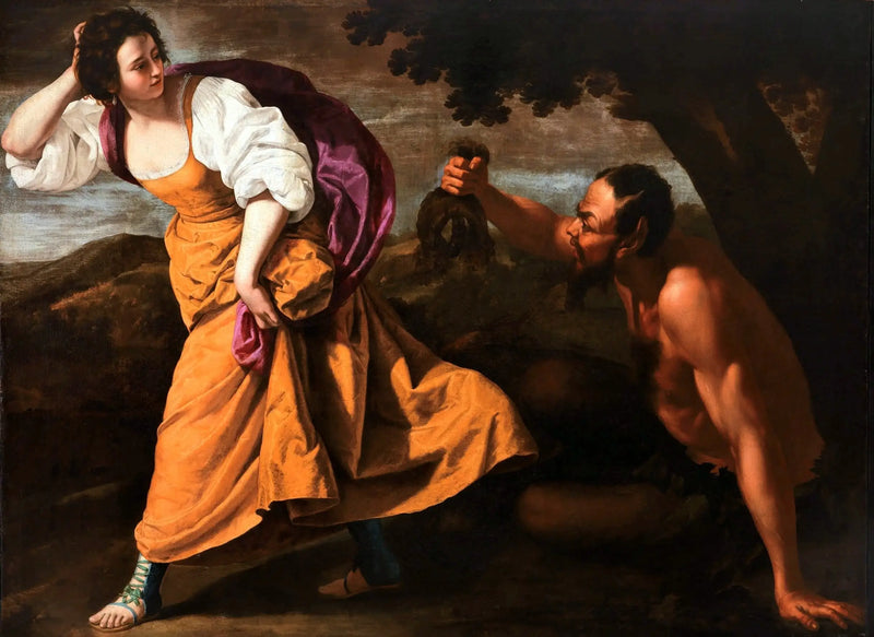 Córisca e o Sátiro - Artemisia Gentileschi