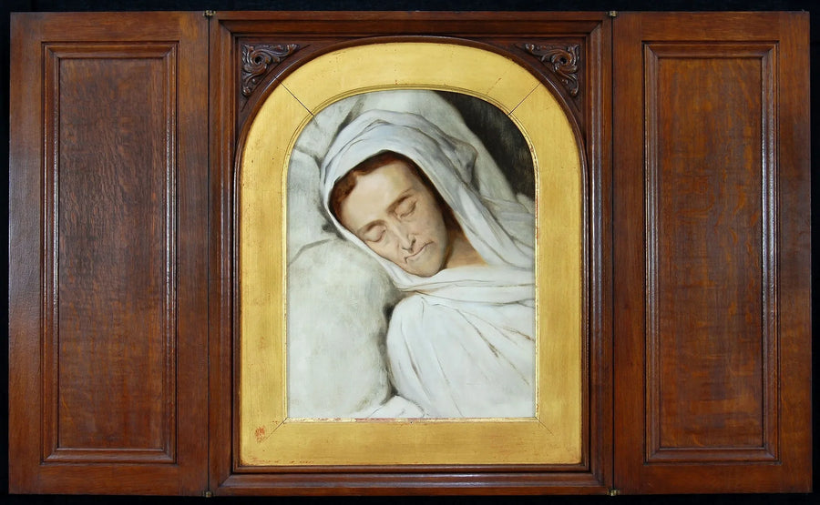 Cornelia Lamme Scheffer - Sobre sua cama de morte - Ary Scheffer