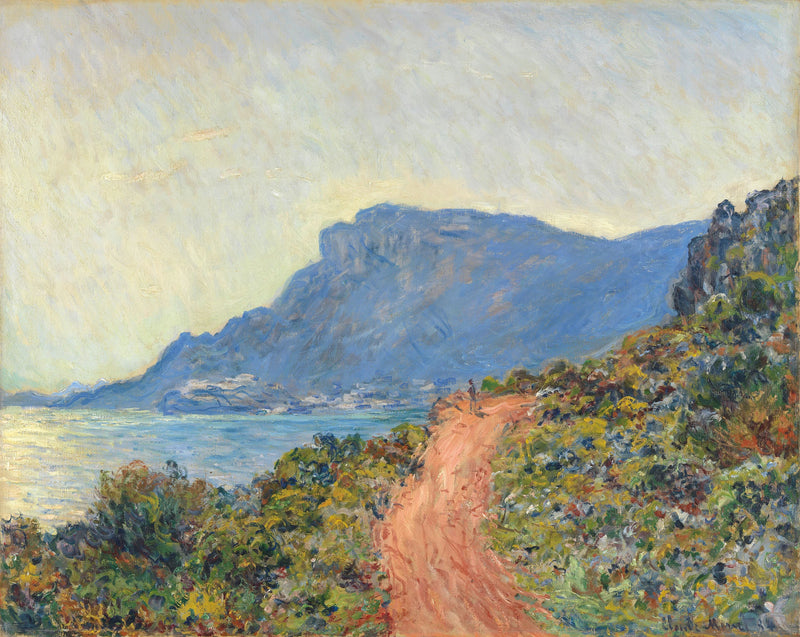 La Corniche perto de Mônaco W890 - Claude Monet