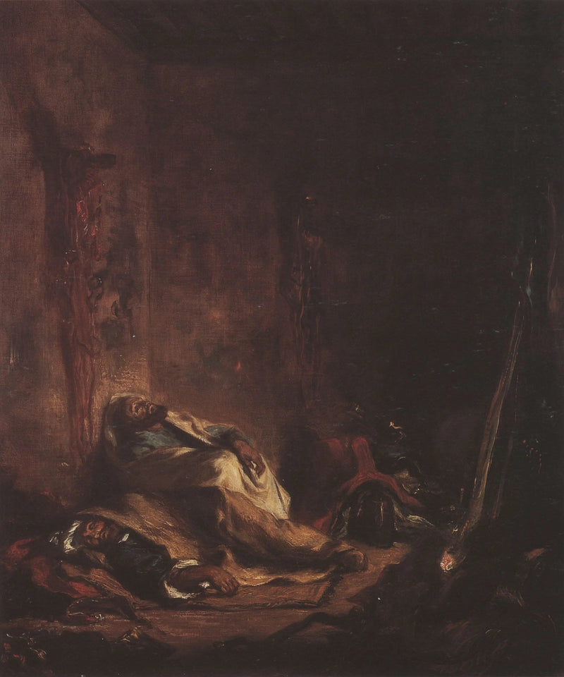 Corpo de guarda em Meknès - Eugène Delacroix