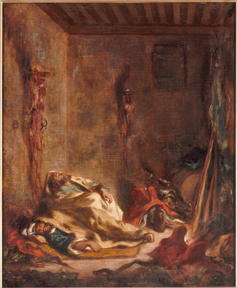 Corpo de guarda marroquino - Eugène Delacroix