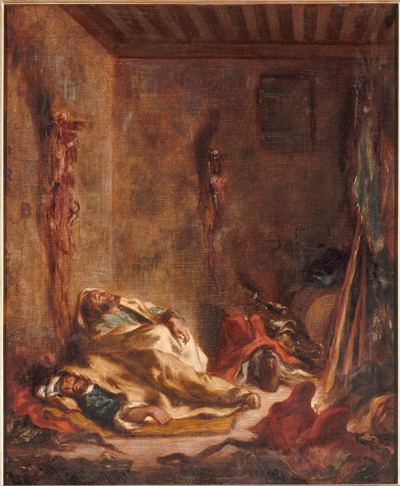 Corpo de guarda marroquino - Eugène Delacroix