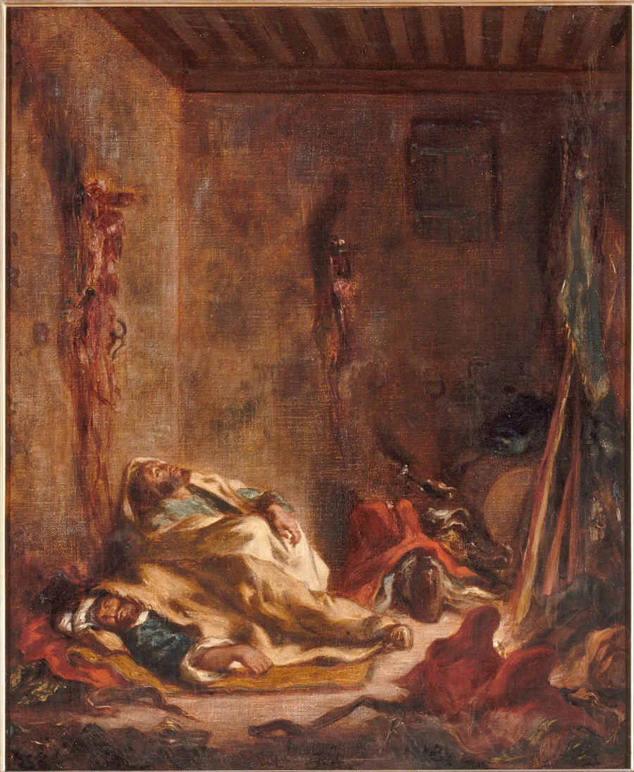 Corpo de guarda marroquino - Eugène Delacroix