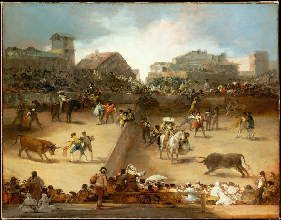 Corrida na arena dividida - Francisco de Goya
