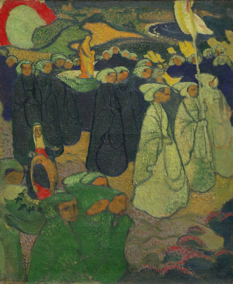 Cortejo ou Pardon em Perros-Guirec - Maurice Denis