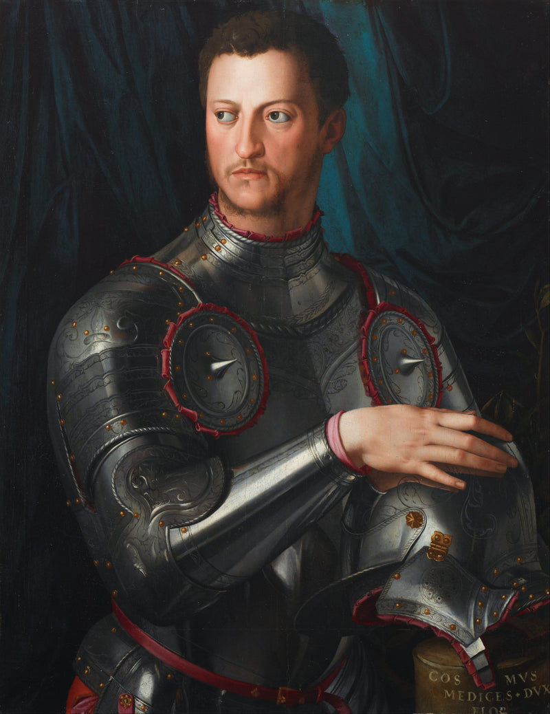 Cosme I de Toscana em armadura - Bronzino