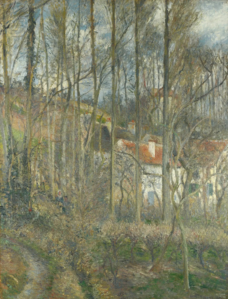 Costa dos Bois em L'Hermitage, Pontoise - Camille Pissarro