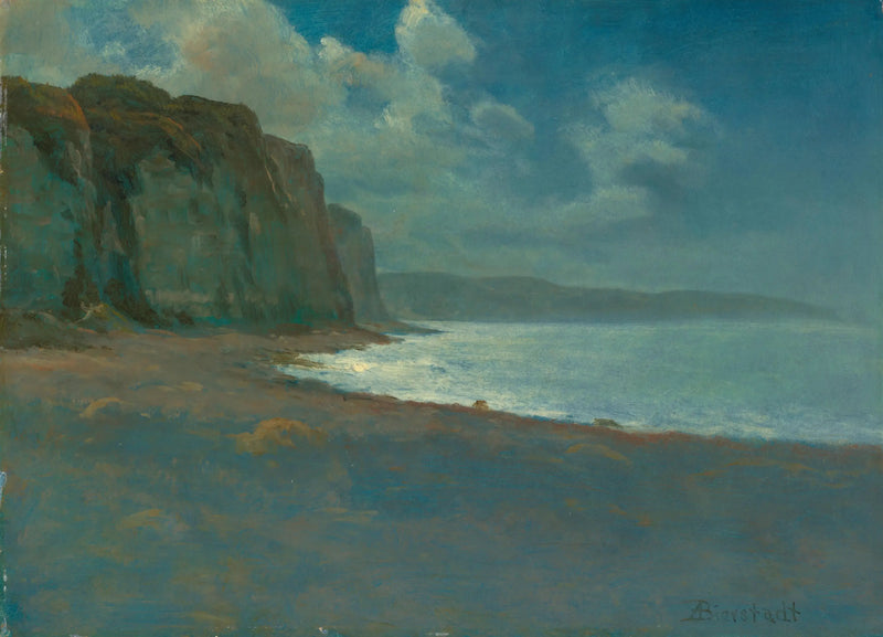 Costa do Condado de San Mateo - Albert Bierstadt