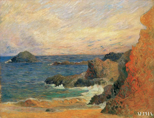 Côte rocheuse - Paul Gauguin - Reproductions de tableaux et peintures haut de gamme