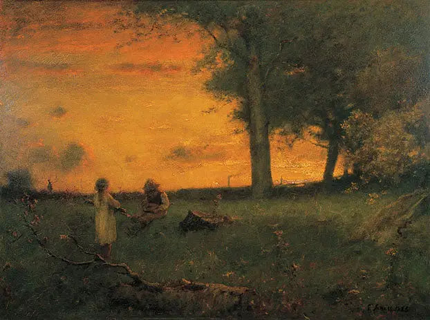 Pôr do sol em Montclair - George Inness