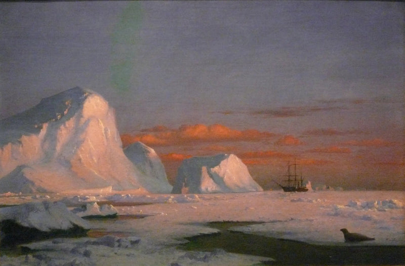 Pôr do sol ártico - William Bradford