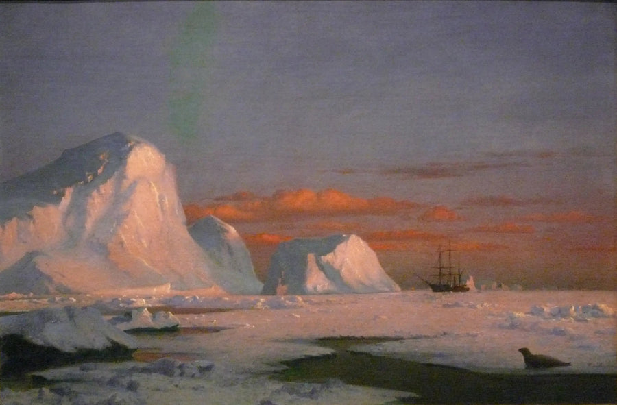 Pôr do sol ártico - William Bradford