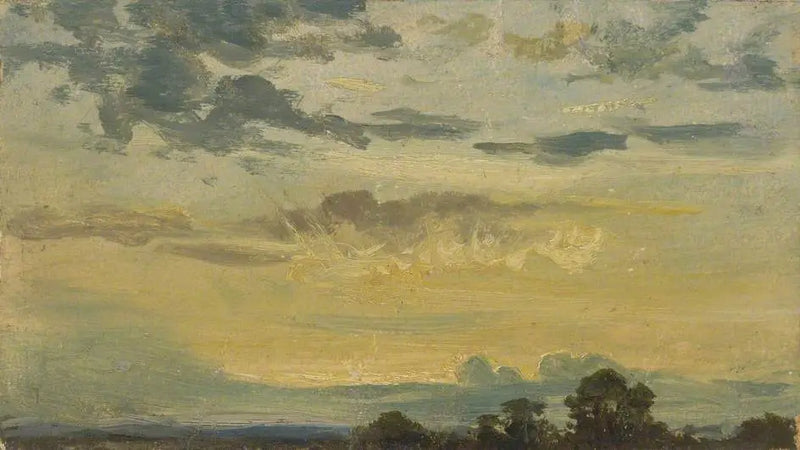Pôr do sol de verão - John Constable