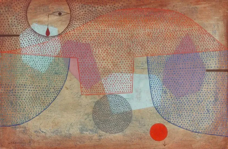 Pôr do sol - Paul Klee