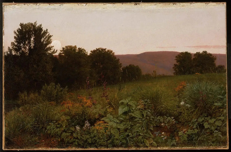 Pôr do sol na pradaria - William Trost Richards