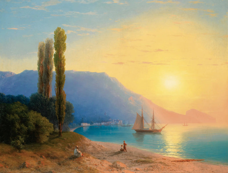 Pôr do sol em Yalta - Ivan Aïvazovski