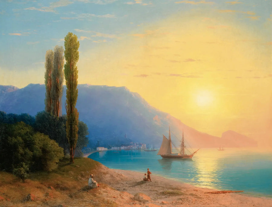 Pôr do sol em Yalta - Ivan Aïvazovski
