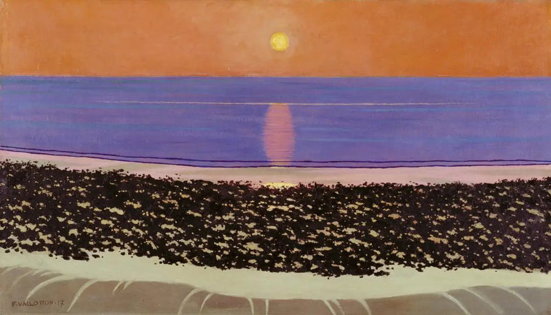 Pôr do sol. Villerville - Félix Vallotton