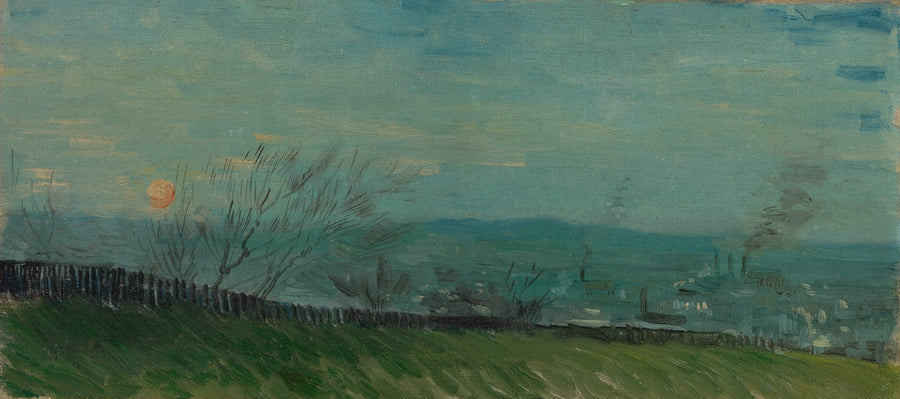Pôr do sol em Montmartre - Vincent van Gogh