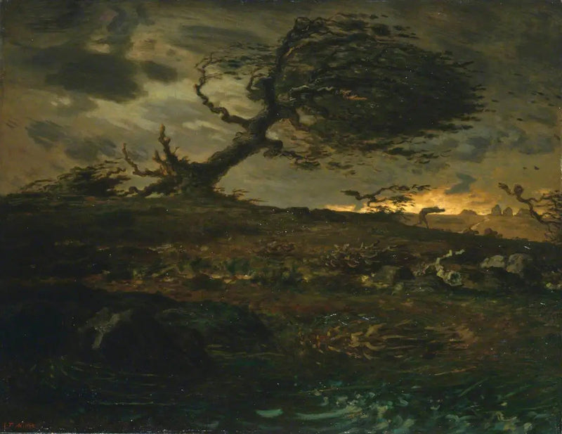 Rajada de Vento - Jean-François Millet