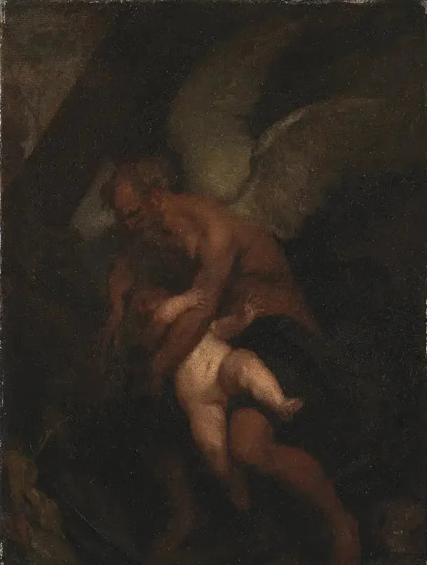Corte o tempo com as asas de Cupido - Antoine van Dyck