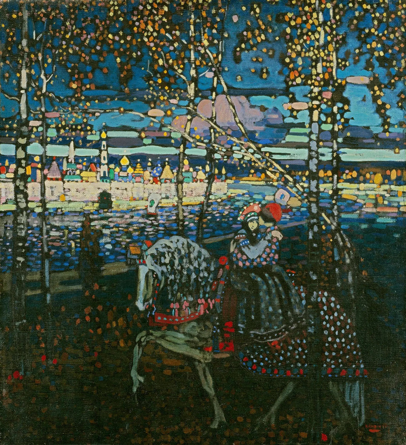 Casal a cavalo - Vassily Kandinsky