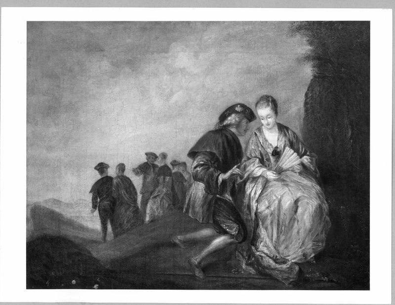 Casal de apaixonados - Antoine Watteau