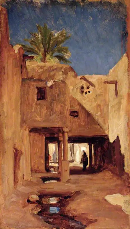 Pátio em Argel - Frederic Leighton