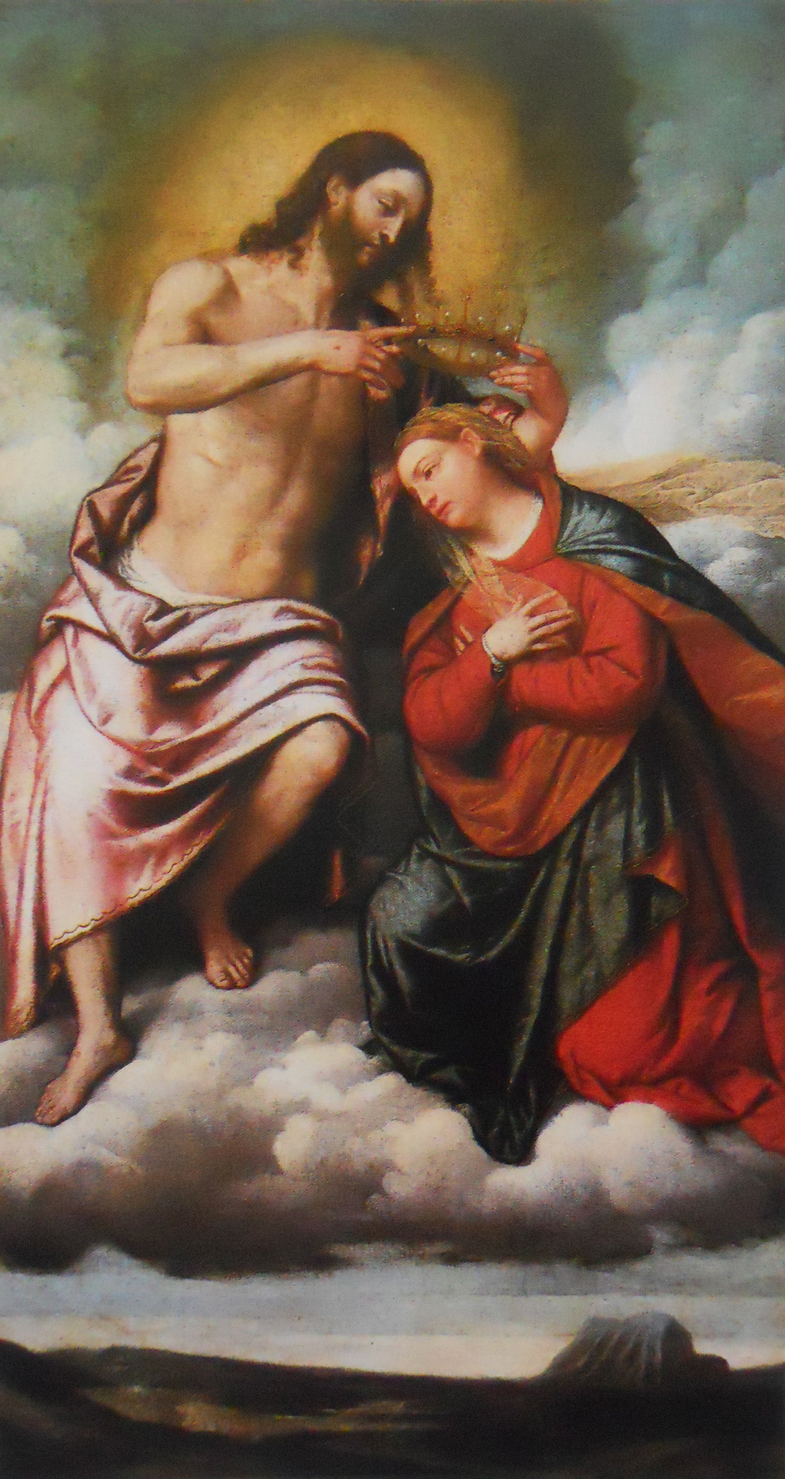 Couronnement de la Vierge - Alessandro Bonvicino - Alpha Reproduction