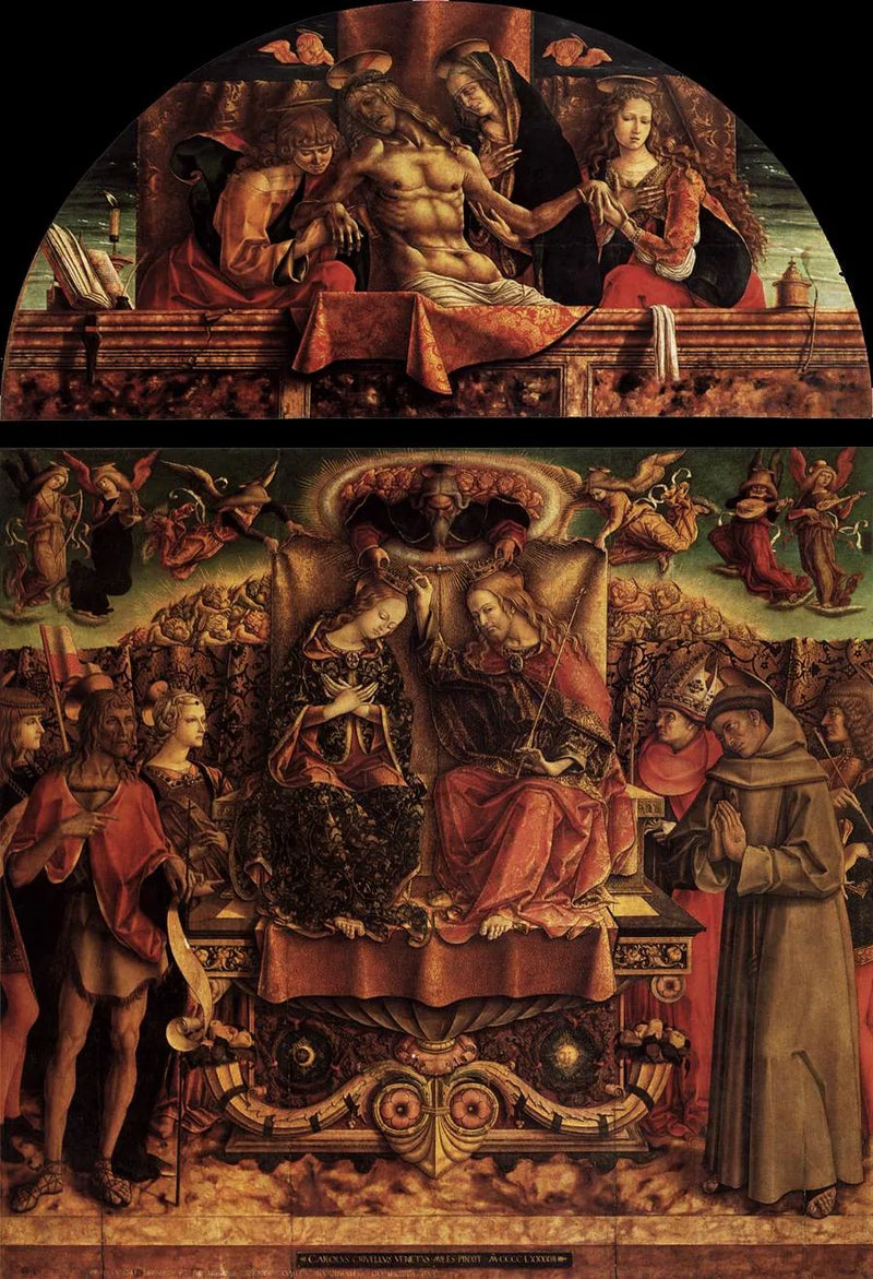 Coronação da Virgem - Carlo Crivelli