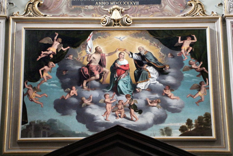 Coronação da Virgem - Giovanni Battista Moroni