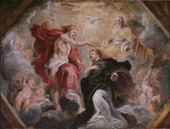 Coronação da Virgem - Peter Paul Rubens